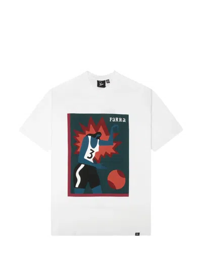 By Parra Baseketball Graphic-print T-shirt In White
