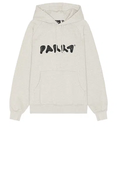 By Parra Blob Logo Hooded Sweatshirt In Heather Grey