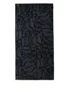By Parra Broken Ftp Bath Towel (set Of Two) In Black