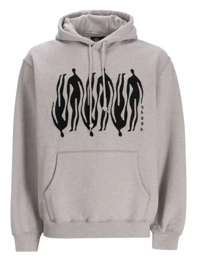 By Parra Connected Guy Hoodie In Gray