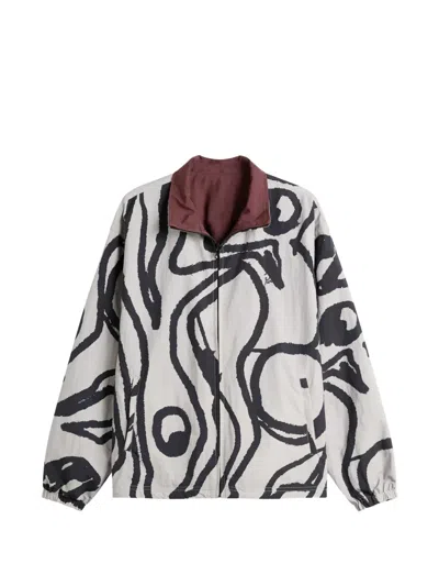 By Parra Freak Scene Reversible Jacket In White