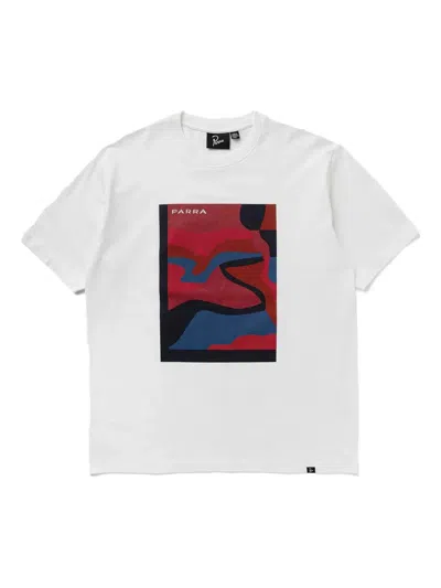 By Parra Ftp Booster Cotton T-shirt In White