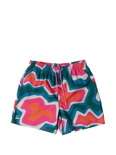 By Parra Gem Stones Swim Shorts In Blue