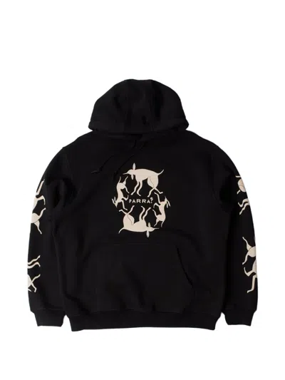 By Parra Graphic-print Hoodie In Black
