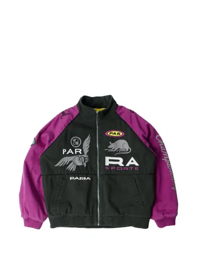 By Parra Graphic-print Raglan-sleeve Jacket In Multi