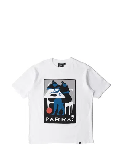 By Parra Graphic-print Short-sleeve T-shirt In White