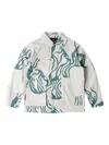 By Parra Half Blob Jacket In White