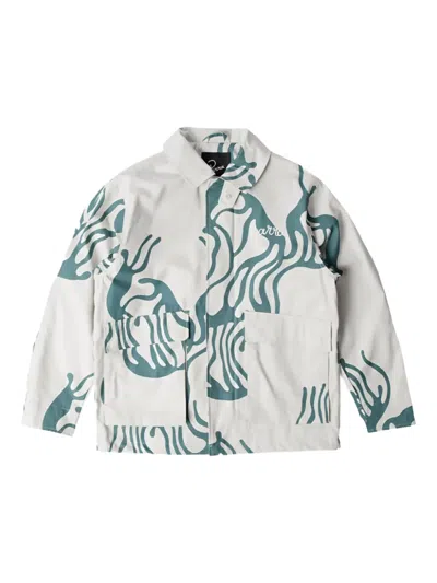 By Parra Half Blob Jacket In White