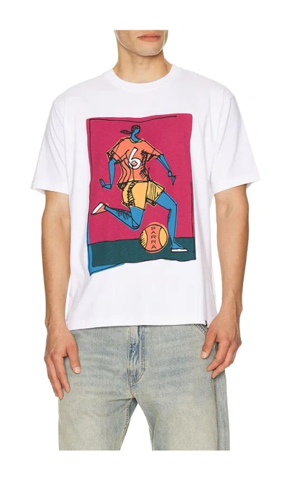 By Parra Kicked Around T-shirt In White