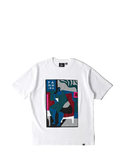 By Parra Leaving Now Graphic-print T-shirt In White