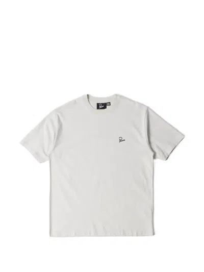 By Parra Logo Embroidery T-shirt In Gray