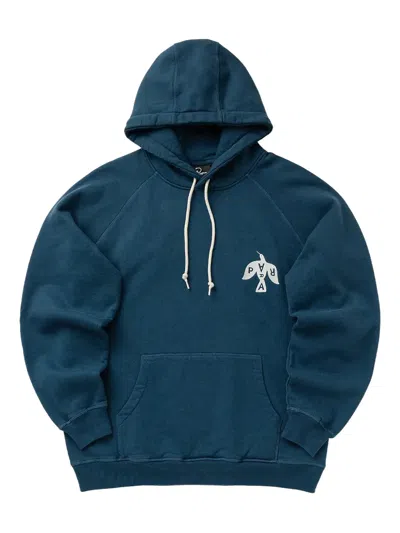 By Parra Logo-print Hoodie In Blue