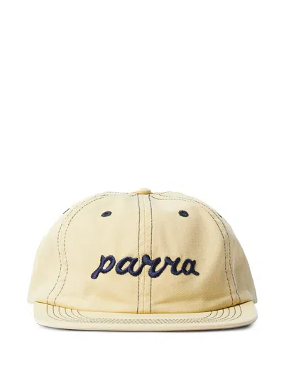 By Parra Logo-embroidered Six-panel Baseball Cap In Neutral