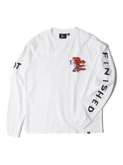 By Parra Long-sleeve Top In White