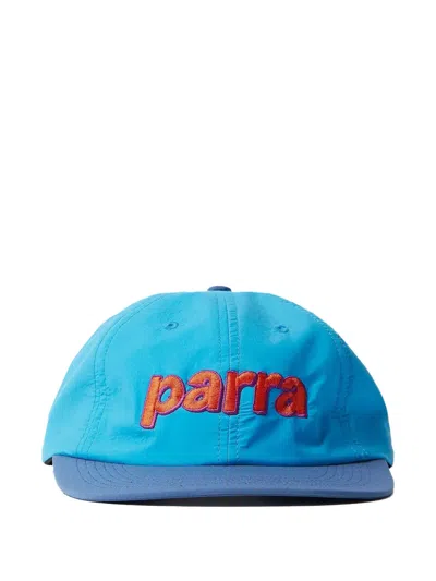 By Parra Lowercase Six-panel Hat In Blue