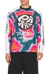 By Parra Mtb Competition Graphic-print Long-sleeve T-shirt In Multi