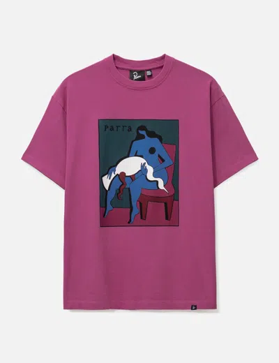 By Parra My Dear Swan T-shirt In Pink