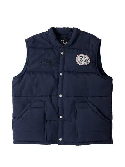 By Parra New System Puffer Vest In Blue