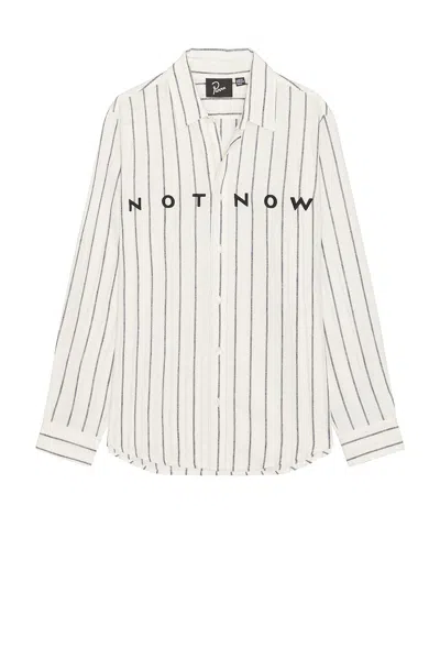 By Parra Not Now Shirt In White
