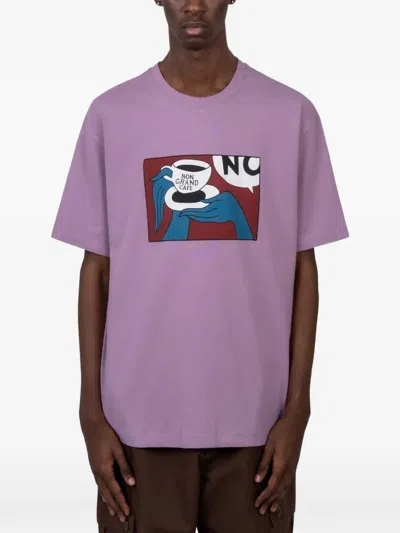 By Parra Not You Graphic-print T-shirt In Purple