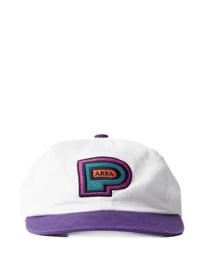 By Parra Pea-logo Snapback Hat In White