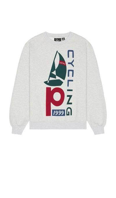By Parra Sail Bike Crewneck Sweatshirt In White