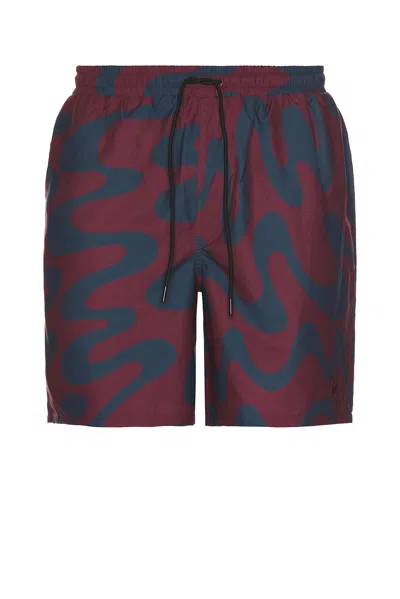 By Parra Splashed Swim Shorts In Multi