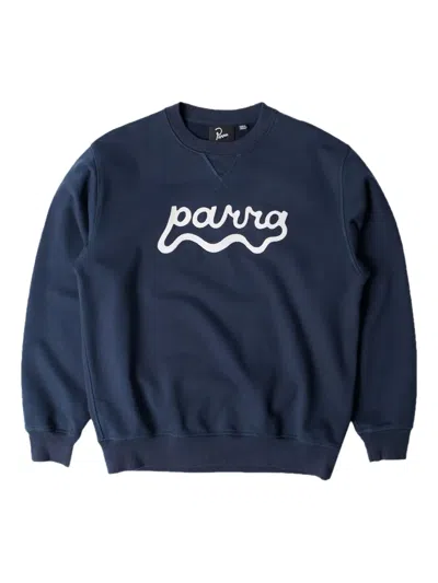 By Parra Stadium Water Wave "navy Blue" Sweatshirt