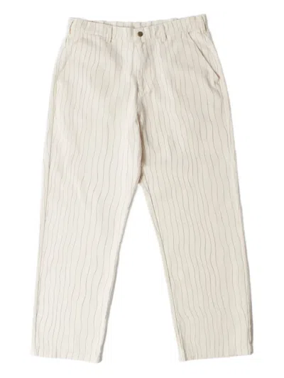 By Parra Striped Meandering Trousers In Neutral