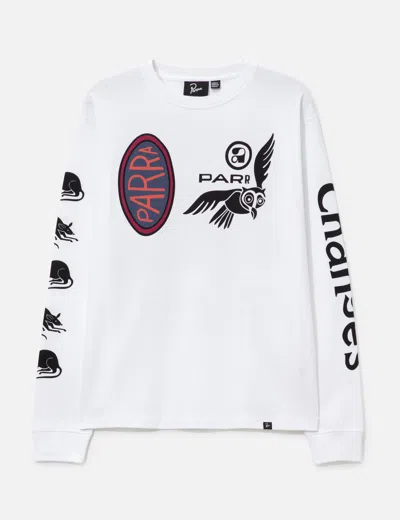 By Parra Team Changes Long Sleeve T-shirts In White