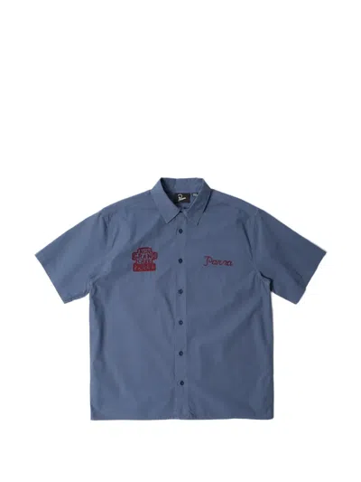 By Parra The Ends Books Short-sleeve Shirt In Blue