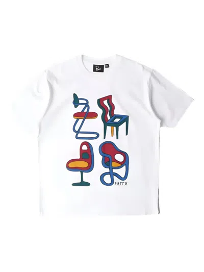 By Parra Unreasonable Chairs T-shirt In White