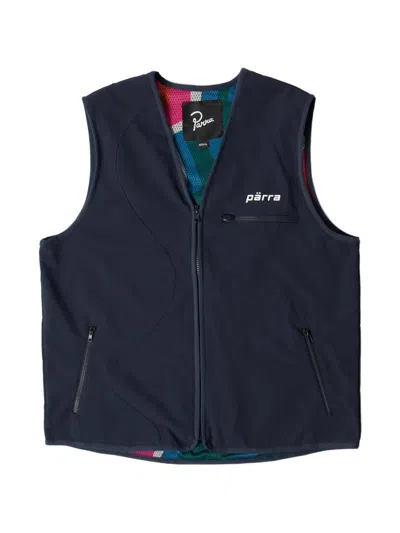 By Parra Wiggle Stones Gilet In Blue