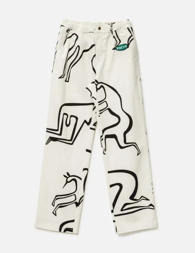 By Parra Yoga Walks Pants In White