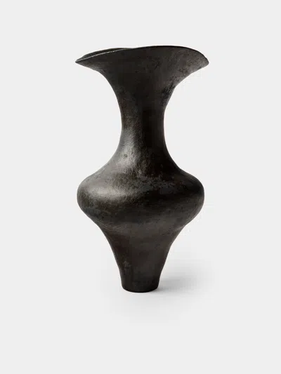 By Raffaella Agata I Hand-coiled Stoneware Vase (12in/30cm)