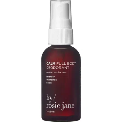 By Rosie Jane Calm Full Body Deodorant In Transparent