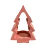 By Shax Decorative Tree Tealight Holder - Red