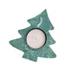 By Shax Large Xmas Tree Tealight Holder - Green In Green