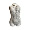 By Shax Marbled Lady Bust - White In White