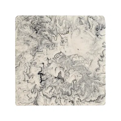 By Shax Marbled Tile - White In Neutral