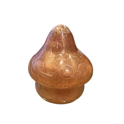 By Shax Neutrals Sparkly Mushroom In Brown