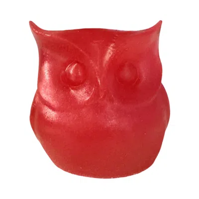By Shax Pink / Purple Hot Pink Owl In Multi