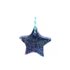 By Shax Sparkly Star Ornament - Purple In Purple