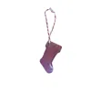 By Shax Sparkly Stocking Ornament - Purple In Purple