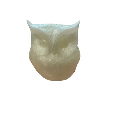 By Shax Sparkly White Owl