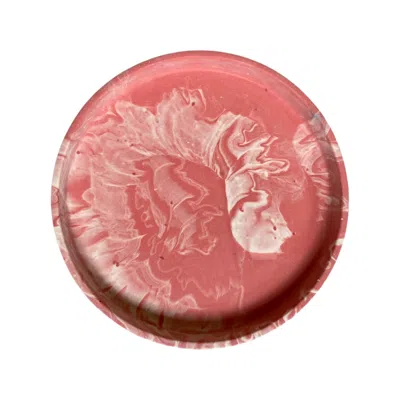 By Shax Sunnyside Up Tray - Red Marbled