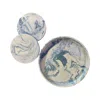 By Shax Sunnyside Up Tray With Coasters - Blue