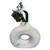 By Shax White Doughnut Vases In Multi