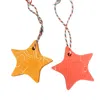 By Shax Yellow / Orange / Red Starry Night Christmas Ornaments - Pair
