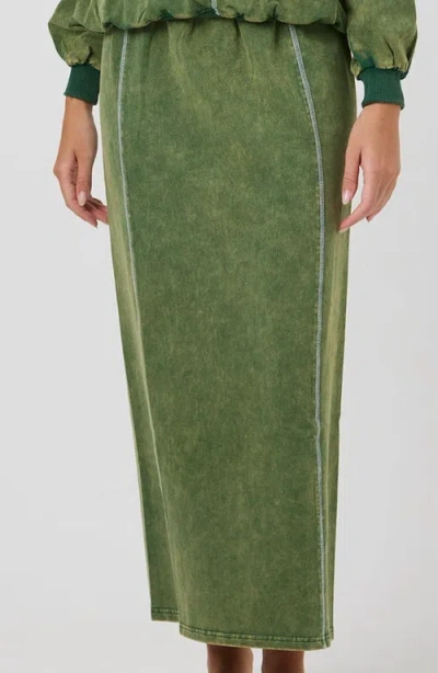By Tess Collection Ari Skirt In Green